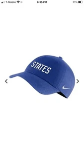 Cappello Nike USA Soccer Sports USMNT Heritage 86 stemma campus States Royal nuovo - Foto 1 di 6
