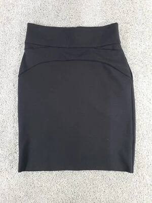 Falda lápiz pequeña Juicy Couture negra mezcla de poliéster Foto 1 de 4