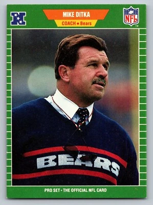 Mike Ditka-1989 Pro Set #53 Bears - Image 1 of 2