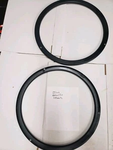 Natural Fit Wheelchair Handrims 25" (PAIR) 3 of 6 Rivnuts - Picture 1 of 2