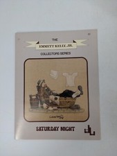 Vintage 1994 Emmett Kelly Jr. Saturday Night Cross Stitch Pattern Booklet