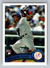 2011 Topps Eduardo Nunez ROOKIE CARD #US35 - New York Yankees