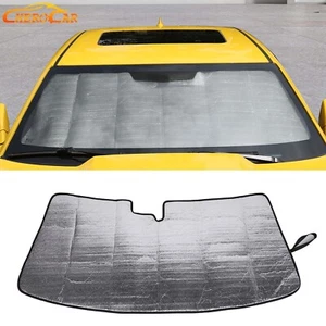 Front Windshield Sunshade Visor Block UV for Chevrolet Camaro 10-15 Accessories - Picture 1 of 11