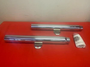 Harley Samson Exhaust Muffler Set Slip Ons 85-94 Dressers - Picture 1 of 5