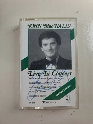 Vintage Cassette Tape SIGNED - John MacNally - LIVE IN CONCERT Limited Edition  - Image 1 of 3