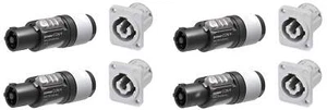 4 pares Neutrik NAC3FXXB-W-L y NAC3MPXXB Powercon salida gris clasificación 20A/250V A - Imagen 1 de 1