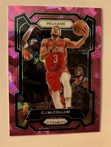 CJ McCollum 2023-24 Panini Prizm Pink Cracked Ice #114 Pelicans - Picture 1 of 2