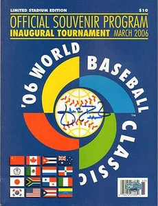 Jake Peavy Signed Official 2006 World Baseball Classic Game Program PSA/DNA WBC - Picture 1 of 24