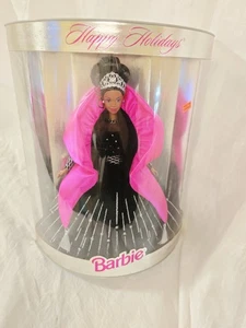 1998 Barbie African American Happy Holidays Special Edition Doll - Picture 1 of 10