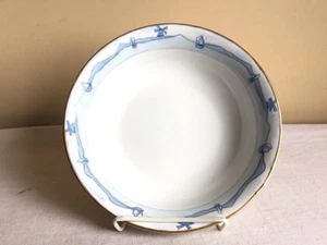 Ciotola porcellana vintage Rosenthal Selb Bavaria Donatello mulino a vento blu bordo oro - Foto 1 di 5