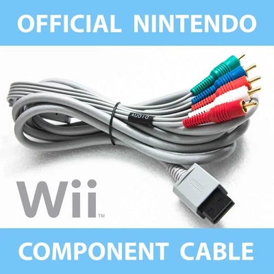 Official OEM Nintendo Wii COMPONENT HD Video AV Cable RVL-011 | Tested / Works ! - Image 1 of 4