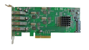 Oryginalna 4-portowa karta USB 3.0 PCIe Siig JU-P40811-S1 - Zdjęcie 1 z 4