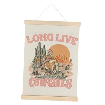 Qvapt Long Live Cowgirls Wall Decor, Western Decor for Kids Room,Little Pink Foto 1 de 4