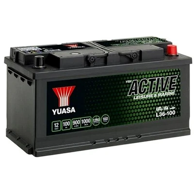 YUASA L36-100 LEISURE Batteria 12V 100Ah 900A L5 per OPEL ANTARA per VOLVO FL4 - Immagine 1 di 4