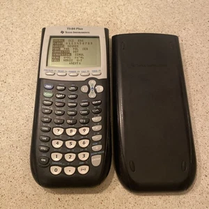 Calculadora gráfica multiusos Texas Instruments TI-84 Plus probada con cubierta - Imagen 1 de 3
