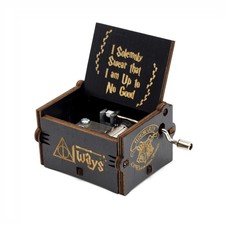 Carillon harry potter legno manovella movimento a mano meccanismo raro colezion