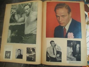 1940s Hollywood Movie Star Actor Marlon Brando Audrey Hepburn Scrapbooks granger - Picture 1 of 9