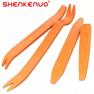 Car Installer Plastic Removal Pry Tool Kit For Panel Dash Stereo Radio 4PCs - Imagen 1 de 12