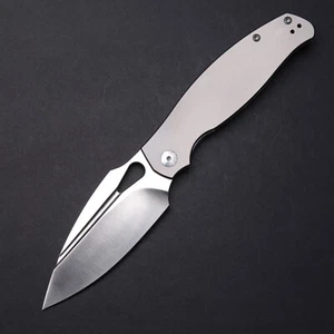 Monterey Bay Knives Sabertooth - Titanium Handles / S90V Satin Blade - Picture 1 of 10