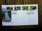 50Th Ann Snowy River Scheme  Fdc  Set Of 4 P& S Stamps Adelong Rectangle Pmk