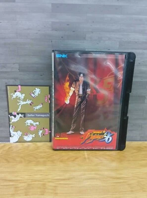 THE KING OF FIGHTERS 96 Neo Geo AES SNK Japan W/ Box Manual - Image 1 of 4