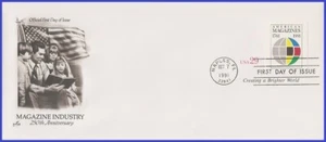 USA4 #U622 U/A ARTCRAFT FDC   Magazine Industry - Picture 1 of 1