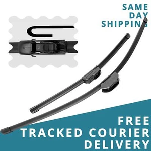 For Toyota Previa Estima 2000-06 Front Windscreen 28" 18" Flat Aero Wiper Blades - Picture 1 of 2
