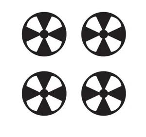 Set of 4 -  Bow Thruster Decals, 4" - Picture 1 of 1