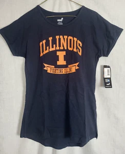 University of Illinois Fighting Illini Girls Large L, NEW! College Fan Fitted - Picture 1 of 7