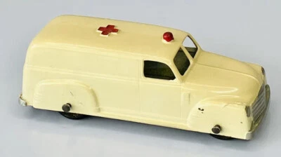 Ambulancia Chevrolet TOOTSIETOY 1950 MILITAR EE. UU. ESTADO ORIGINAL 4 PULGADAS Foto 1 de 4