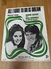 All I Have to Do is Dream - Bobby Gentry & Glen Campbell original sheet music 