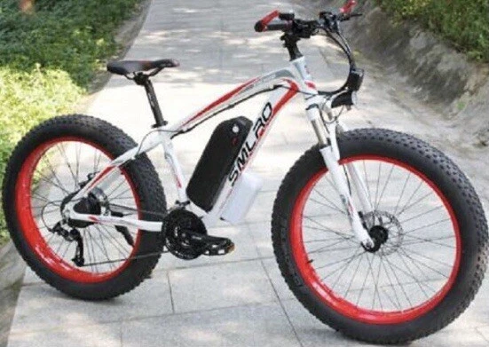 Bicicleta eléctrica 26 pulgadas 1000 W 17,5 Ah 4,0 Fat Tire bicicleta de carretera *2021* Foto 1 de 1