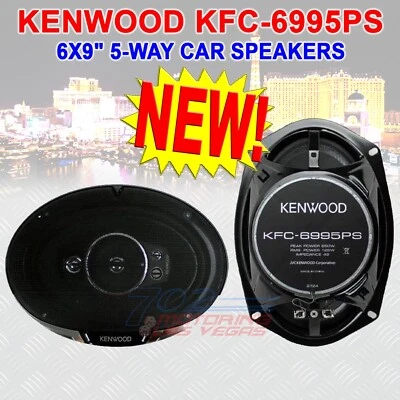 KENWOOD KFC-6995PS 125W 6" X 9" 5-WAY PERFORMANCE SERIES CAR AUDIO SPEAKERS NEW! — 第 1/2 张图片