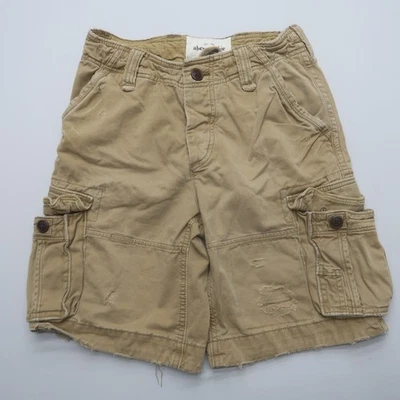 Pantalones Cortos Carga Abercrombie Niños Y2K Talla 12 Algodón Pesado Ejército Fatigues Foto 1 de 4