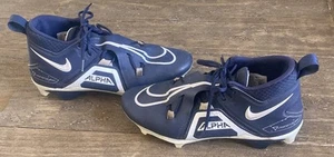 Nike Alpha Menace Pro 2 Football Cleats Size 12.5 Navy Blue Model# CT6649-400 - Picture 1 of 5