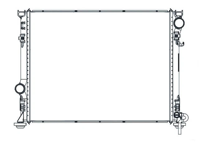 Radiador primario para Chrysler 300 2005-2008, 2011-2022 2007 2006 2012 SN554MQ Foto 1 de 1