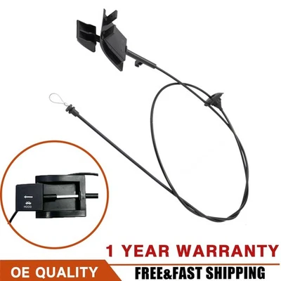 1x For 1987-1991 FORD F-Series & Bronco E7TZ-16916-A  Hood Latch Release Cable Foto 1 de 4