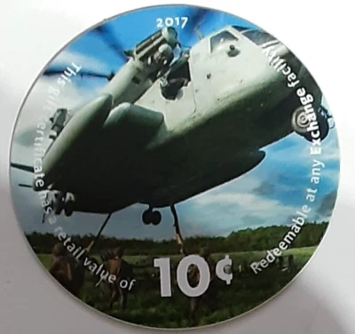 16G10   AAFES Pog  2017 U.S. ARMY Money About Uncirculated - Image 1 of 2