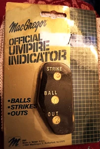 MacGregor Official Umpire Indicator Old New item in package see pic - Picture 1 of 1