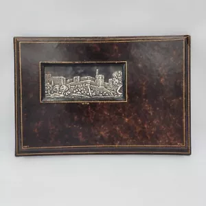 1930s Bezalel Desk Blotter Tower of David Palestine Antiques Judaica Jerusalem - Picture 1 of 9