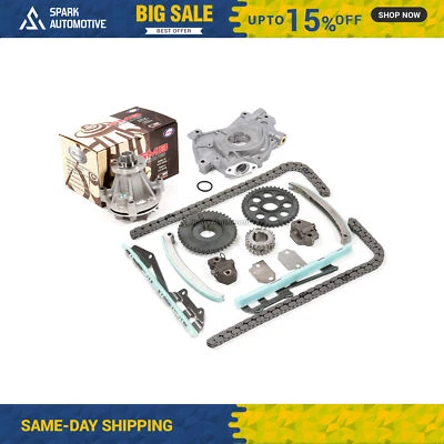 Kit de cadena de distribución bomba de aceite de agua apto para Ford Crown Victoria Lincoln Town Car 91-97 Foto 1 de 4