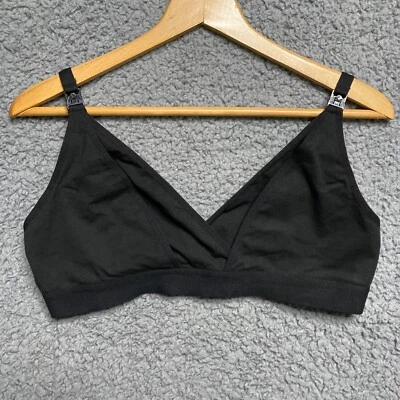 Sujetador bomba de enfermería Pumpkin XL manos libres bombeo maternidad inalámbrico sin relleno negro Foto 1 de 4