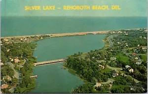 Postal Rehoboth Beach Silver Lake vista aérea Delaware D111 - Imagen 1 de 2