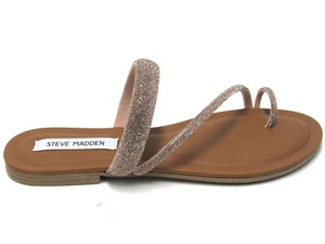 Steve Madden Fiorra Flat Slide Sandal (Women's) - Rose Gold - Sz 9 M - Picture 1 of 8