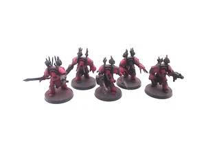 Terminator Squad [x5] Chaos Space Marines [Warhammer 40K] Primed - Picture 1 of 2