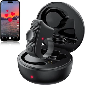 Remote Scrolling Ring for TikTok, Page Turner for Kindle, Bluetooth Shutter - Picture 1 of 9