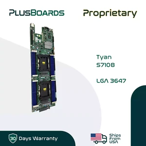 NEW Tyan S7108 Skylake Dual LGA 3647 Motherboard for 2U 4 Node Tyan Blade Server - Picture 1 of 9