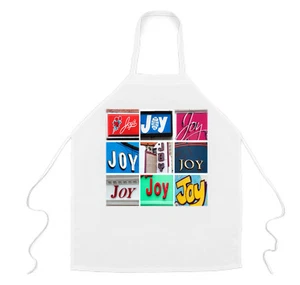Delantal personalizado con el nombre JOY en fotos de letreros - Imagen 1 de 1