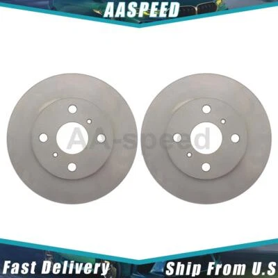 Rotor de freio dianteiro para Toyota Tercel 1999 1998 1997 1996 1995 1994 1993 1992 1991 - Imagem 1 de 4