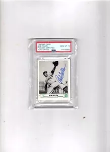 BOB FELLER AUTOGRAPHED BASEBALL CARD--PSA/DNA Certified--FREE SHIPPING - Picture 1 of 2
